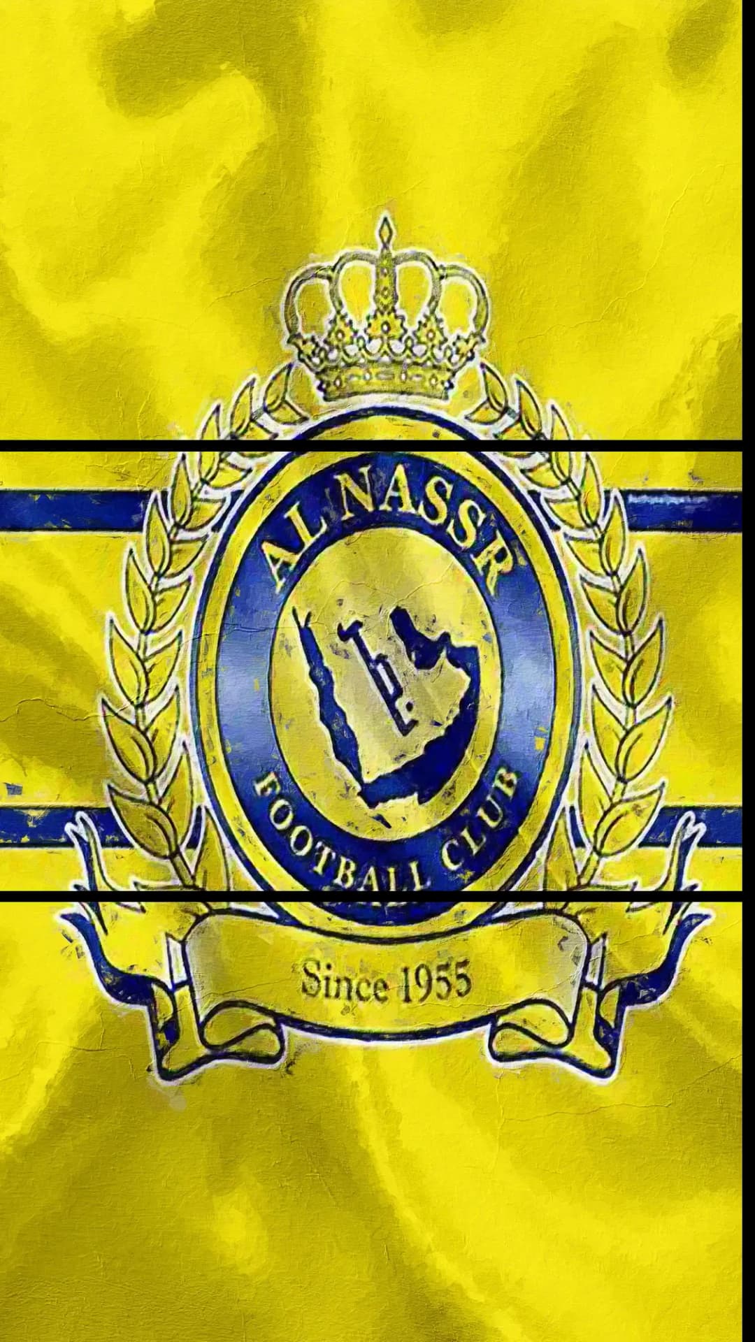 Al Nassr Golden Crest – 3 Panels