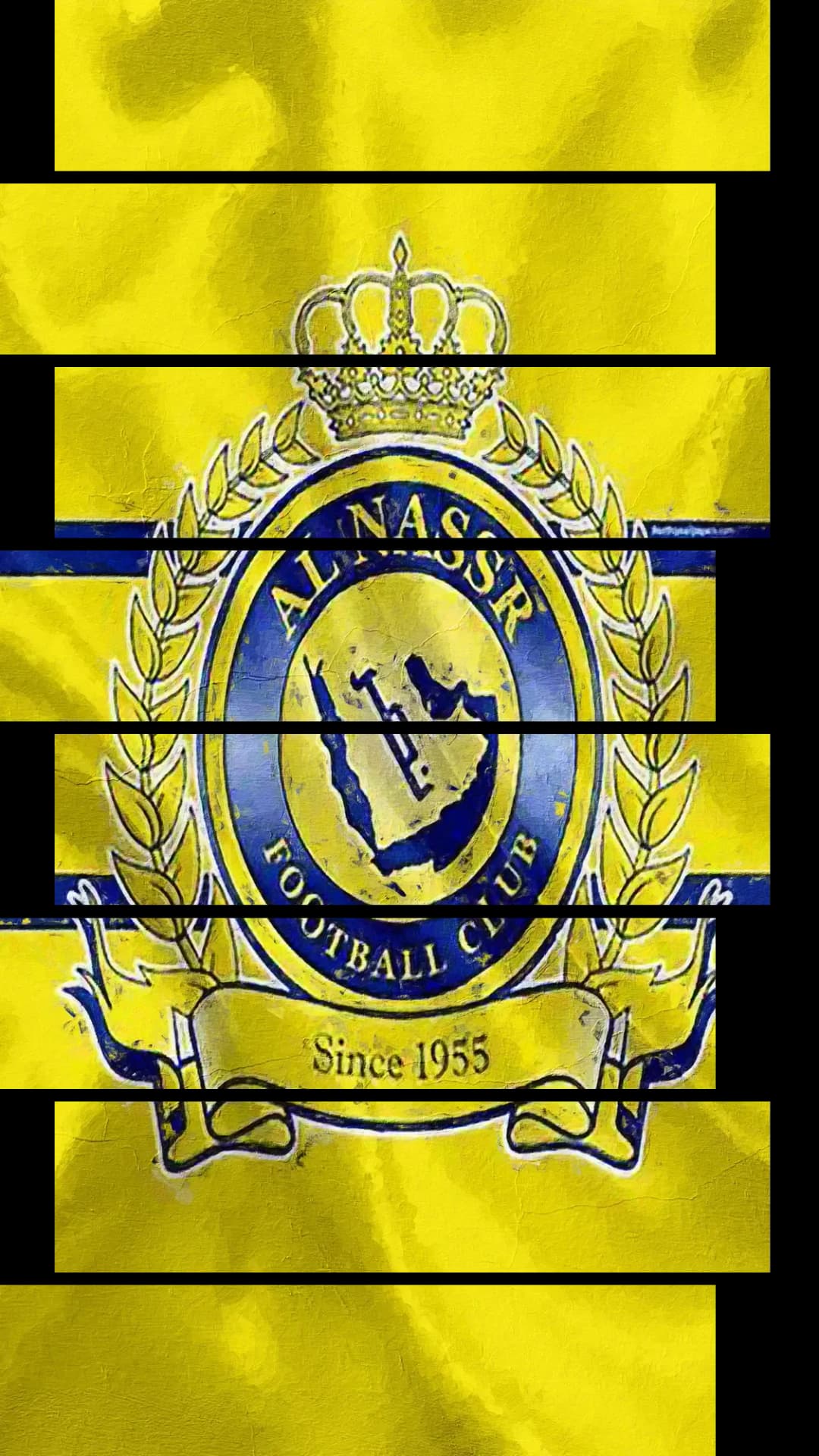 Al Nassr Golden Crest – 8 Panels Up & Down