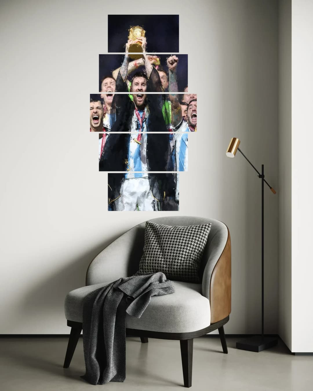 Argentina World Cup Celebration – 5 Panels Hierarchy