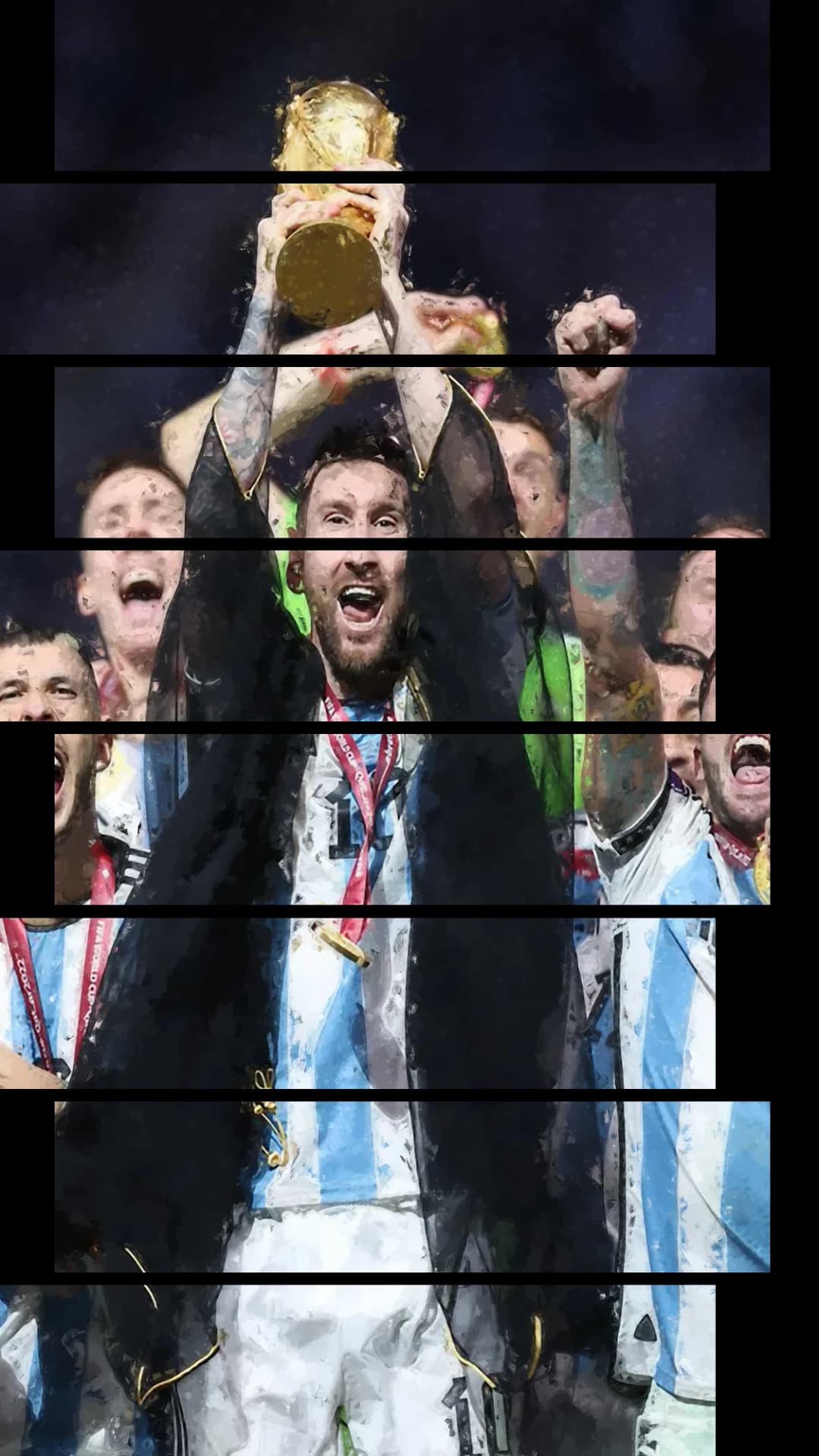 Argentina World Cup Celebration – 8 Panels Up & Down