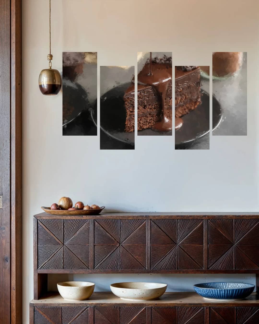 Chocolate Cake Drizzle – 5 Panels Up & Down