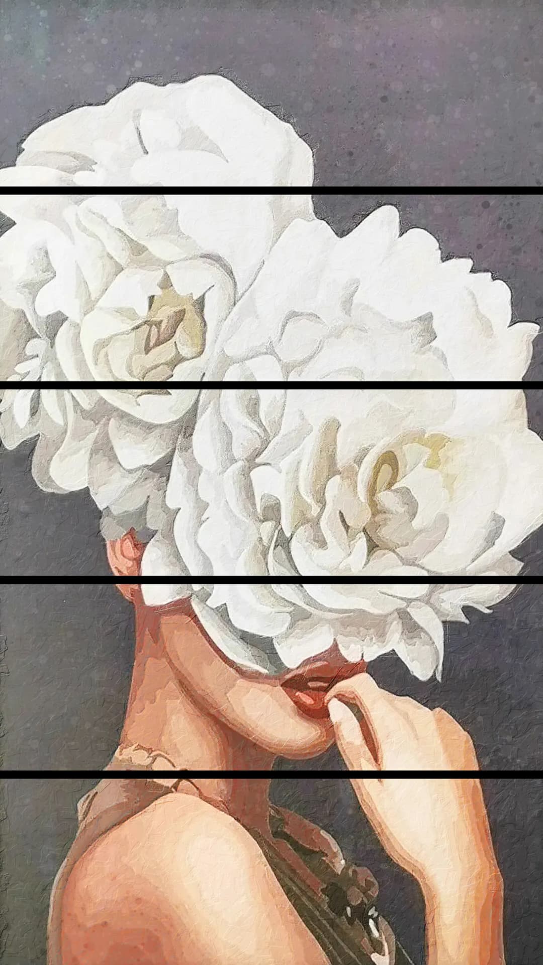 Double Peony Crown – 5 Panels Straight