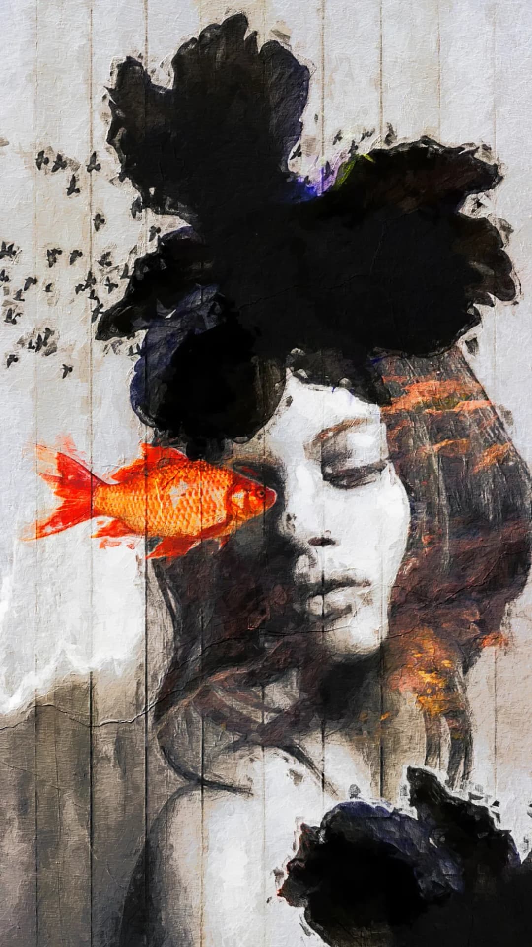 Dreamy Woman Goldfish