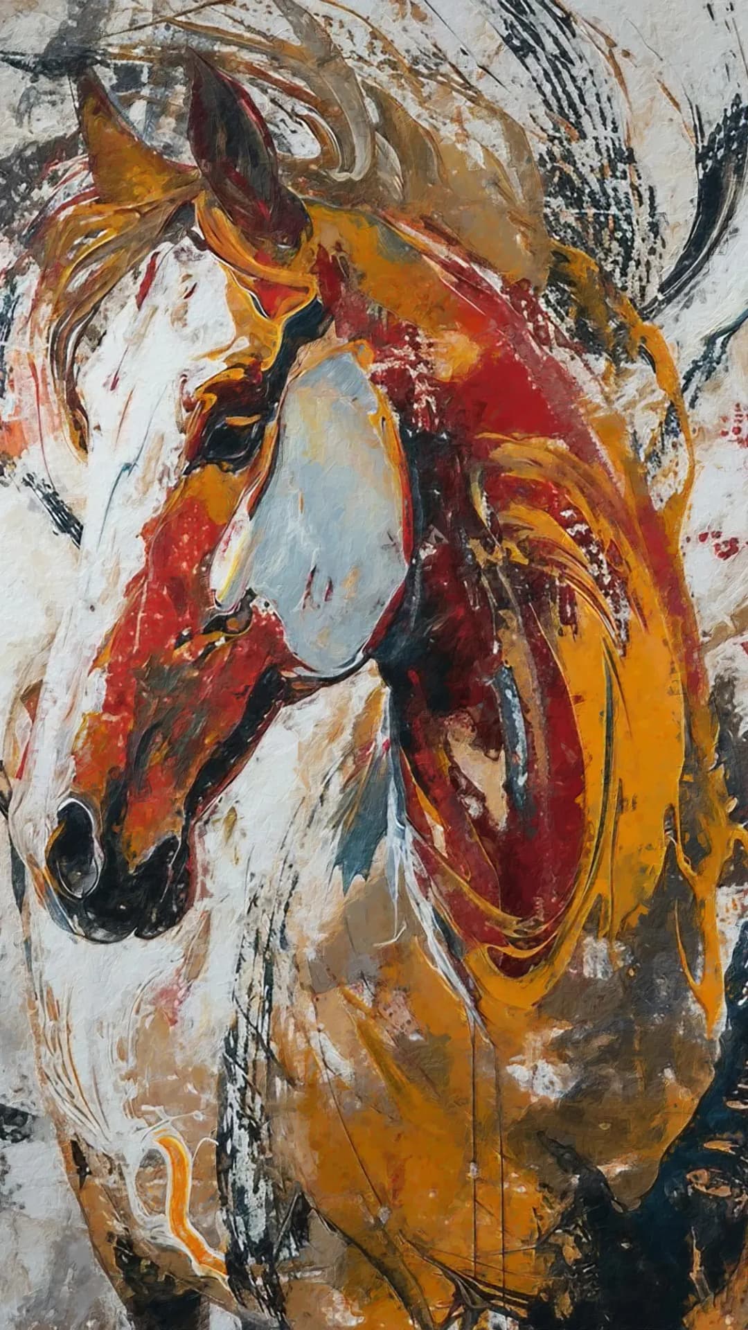 Expressive Horse Portrait