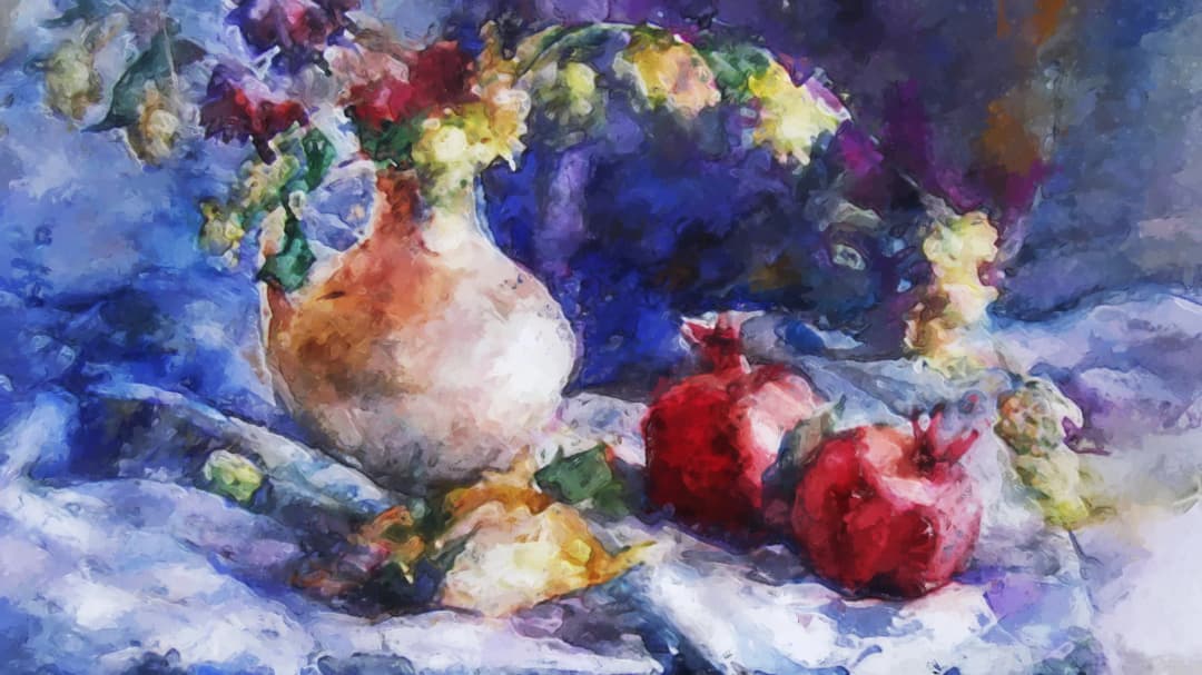 Flowers and Pomegranates