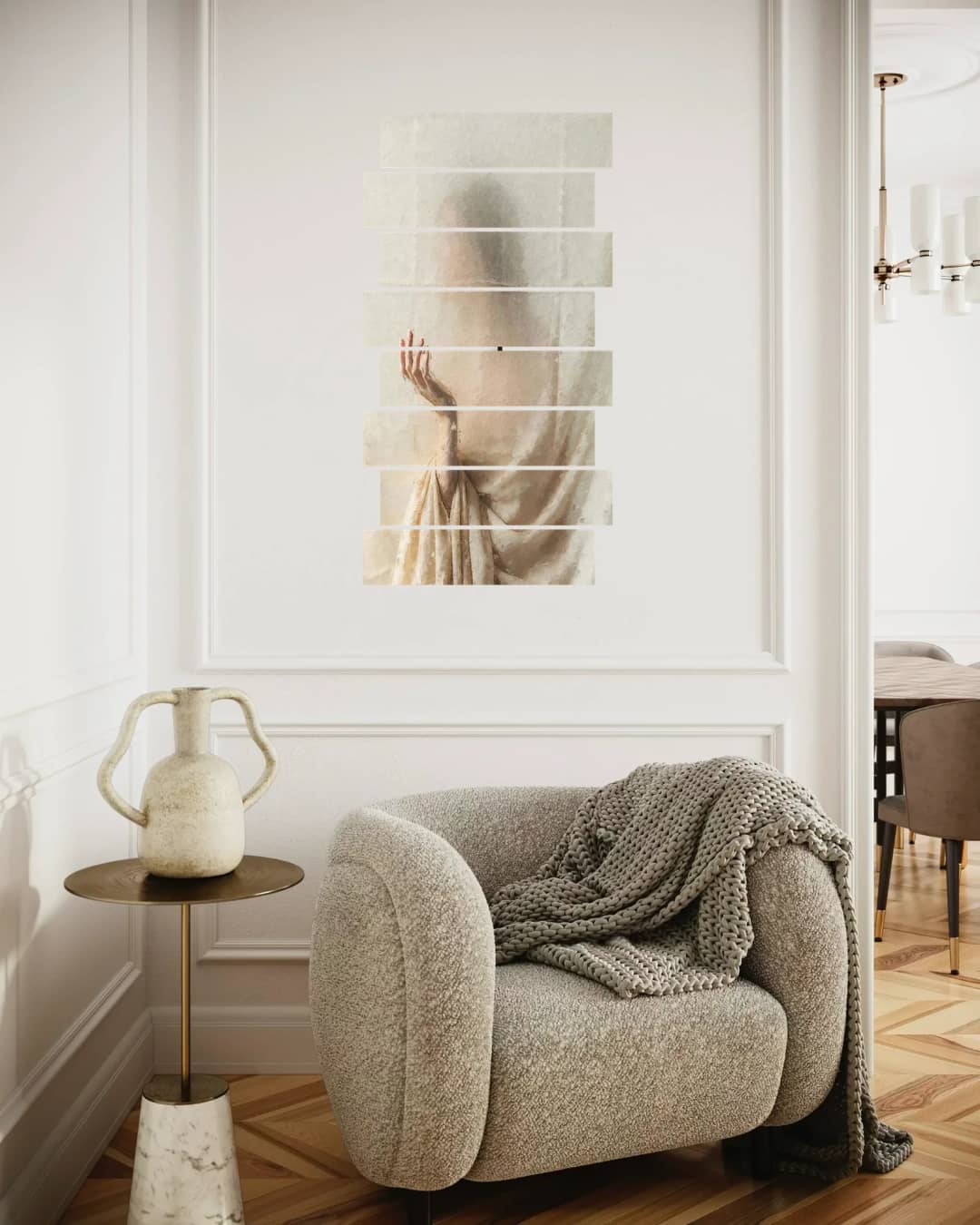 Ghostly Hand Curtain – 8 Panels Up & Down