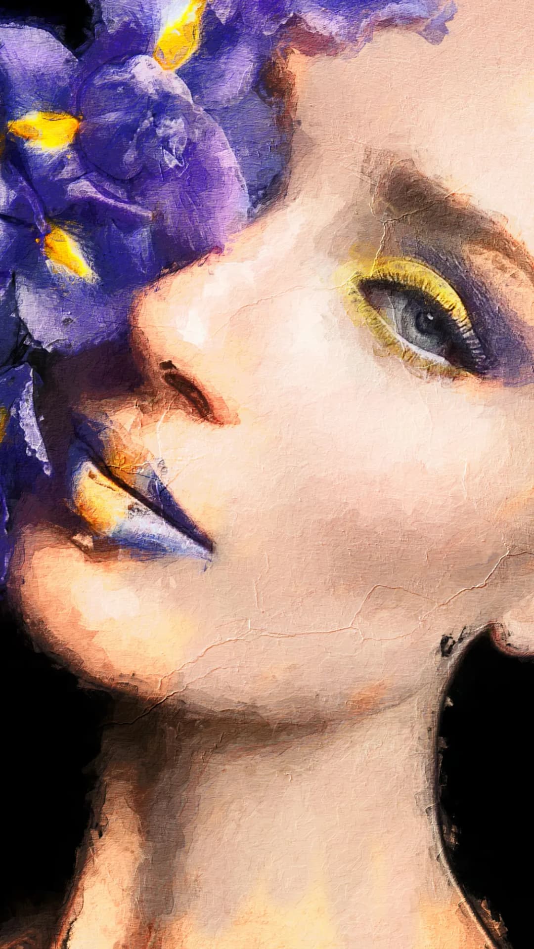 Iris Woman portrait