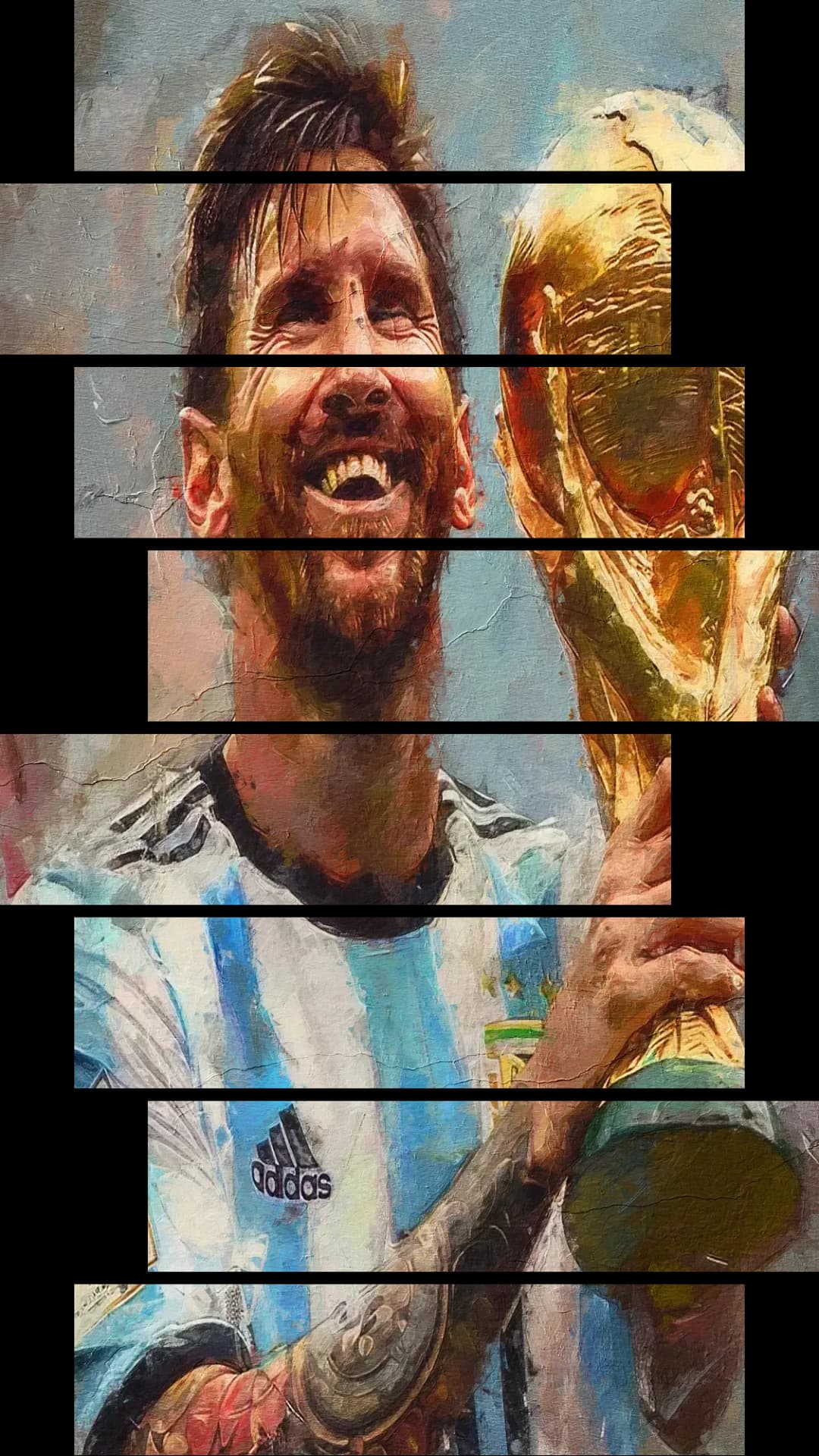 Messi World Cup Trophy – 8 Panels Hierarchy