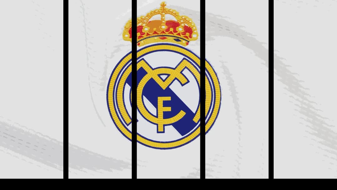 Real Madrid Club Crest – 5 Panels Straight