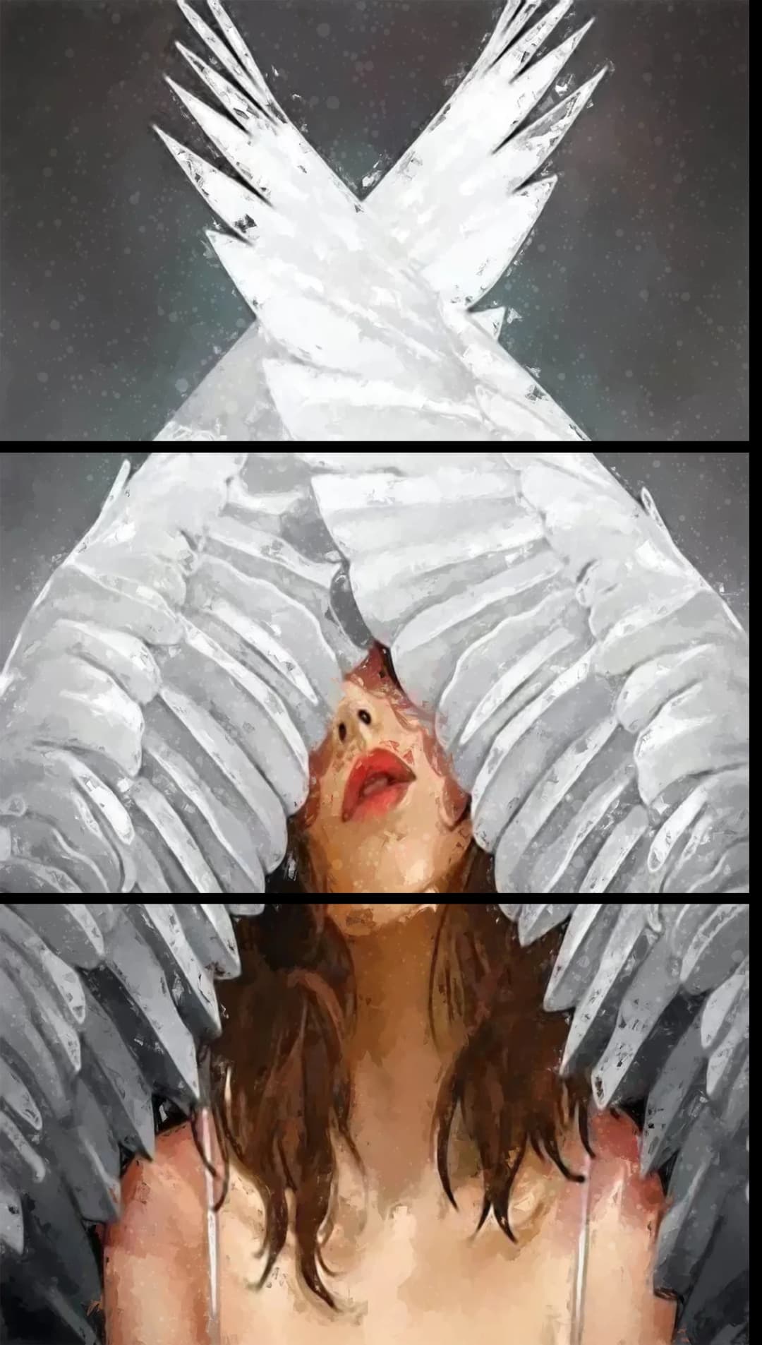 Rising Angel Wings – 3 Panels