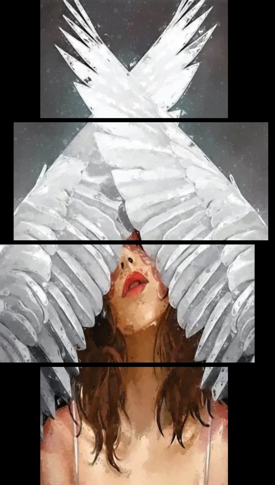 Rising Angel Wings – 4 Panels