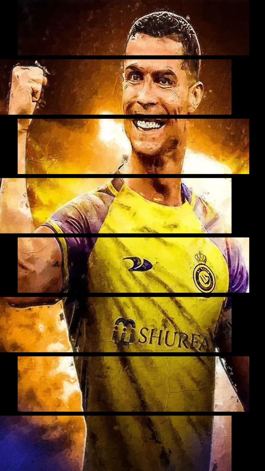 Ronaldo Al Nassr Celebration – 8 Panels Up & Down