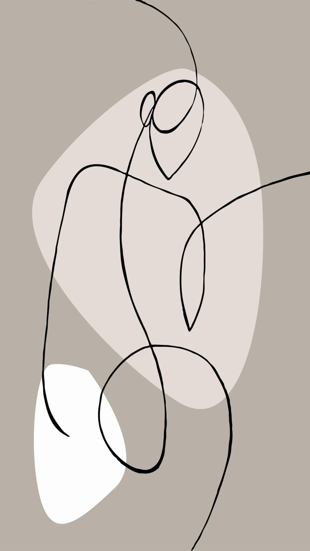 Single Line Figure Art