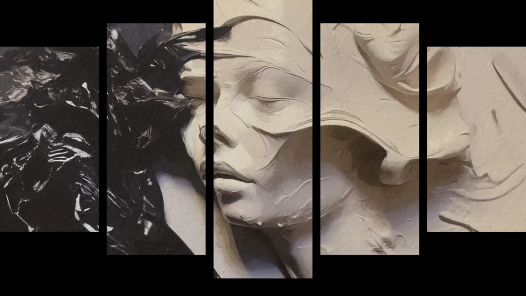 Sleeping Dark Angel – 5 Panels Hierarchy