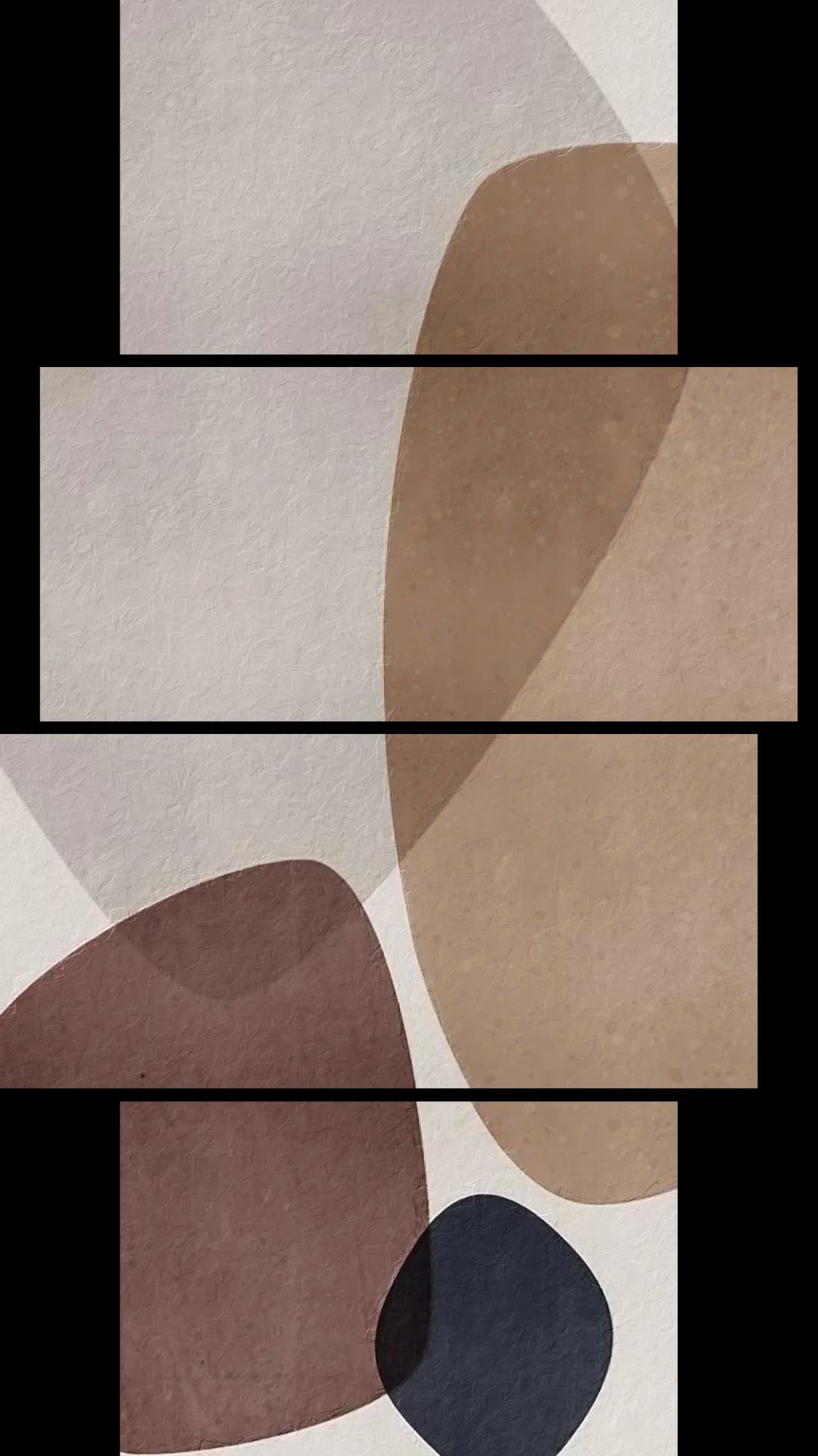 Soft Earth Tones – 4 Panels