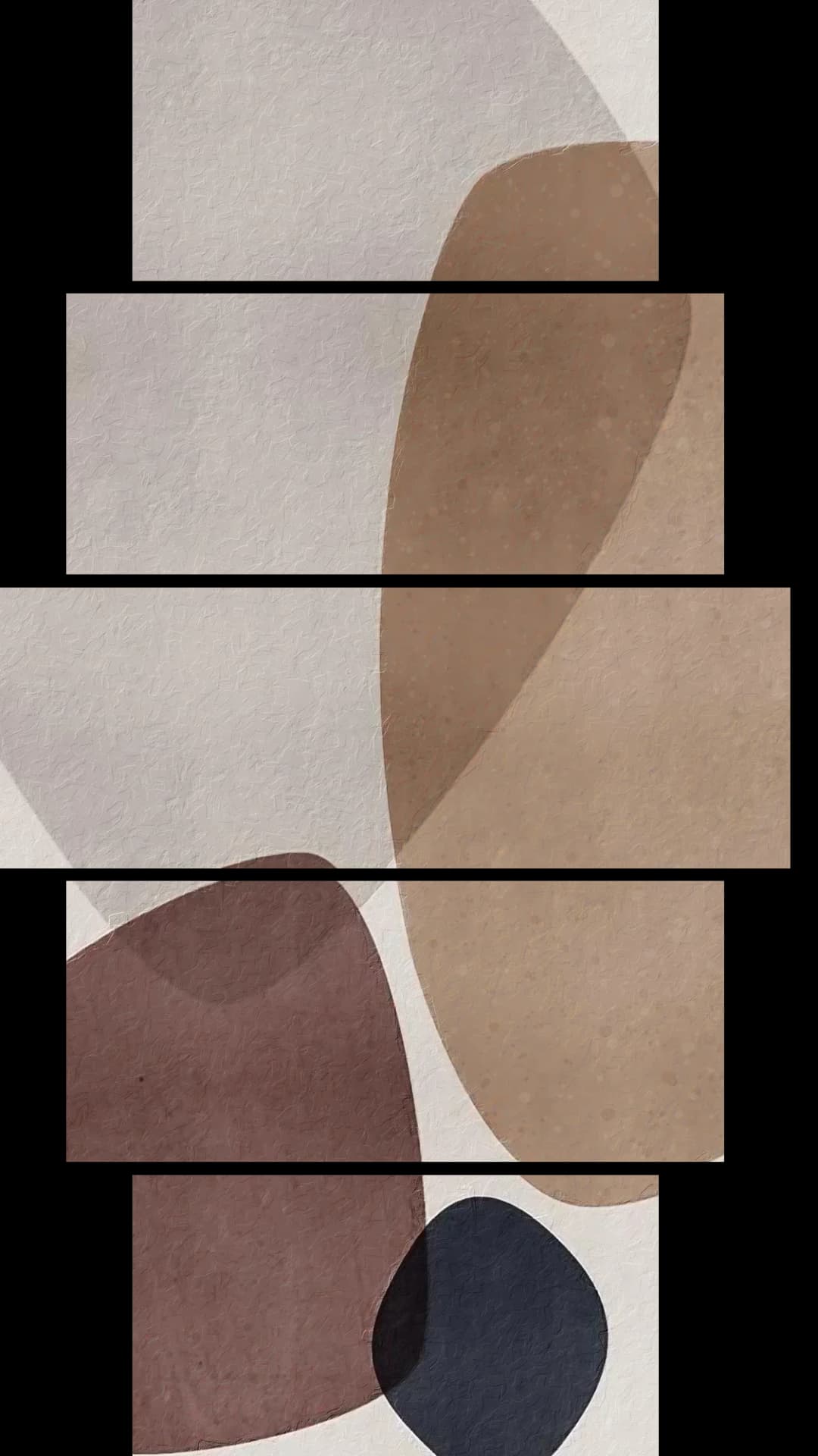 Soft Earth Tones – 5 Panels Hierarchy