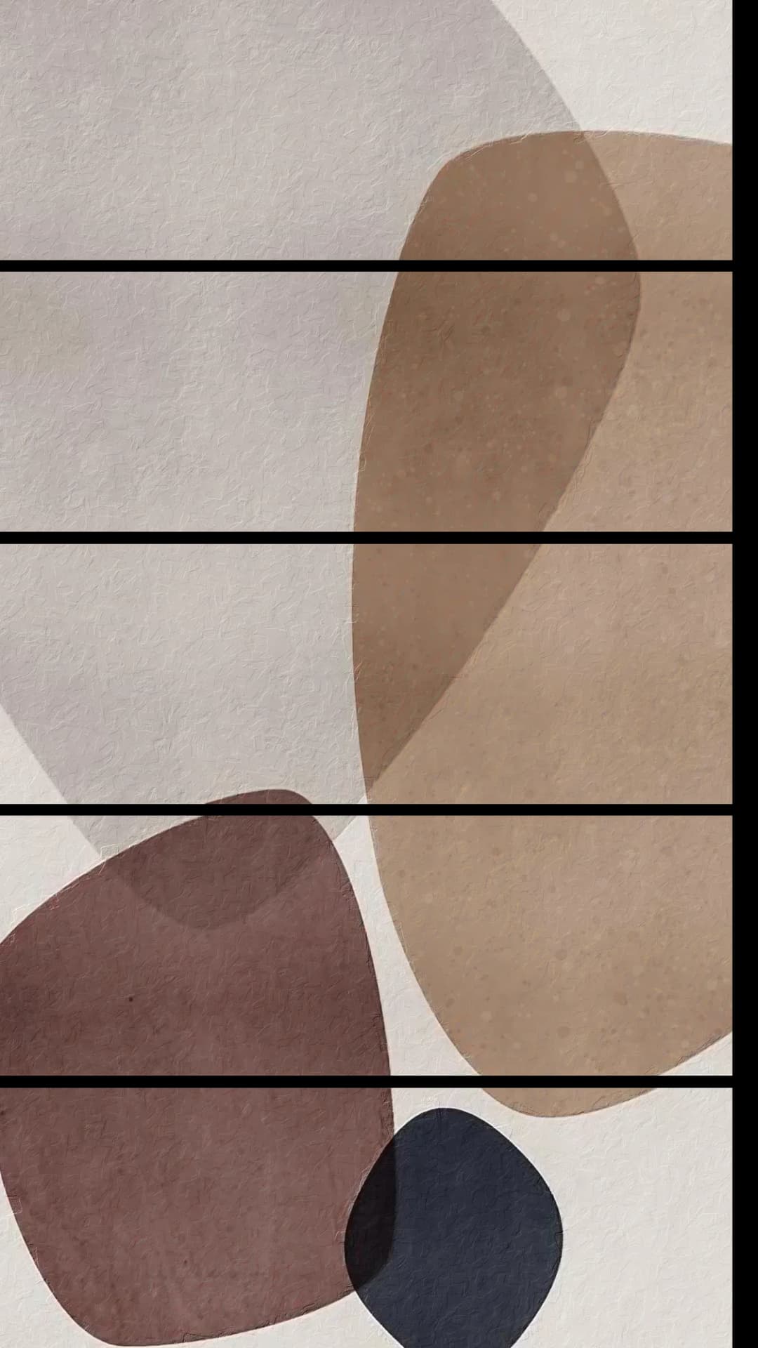 Soft Earth Tones – 5 Panels Straight