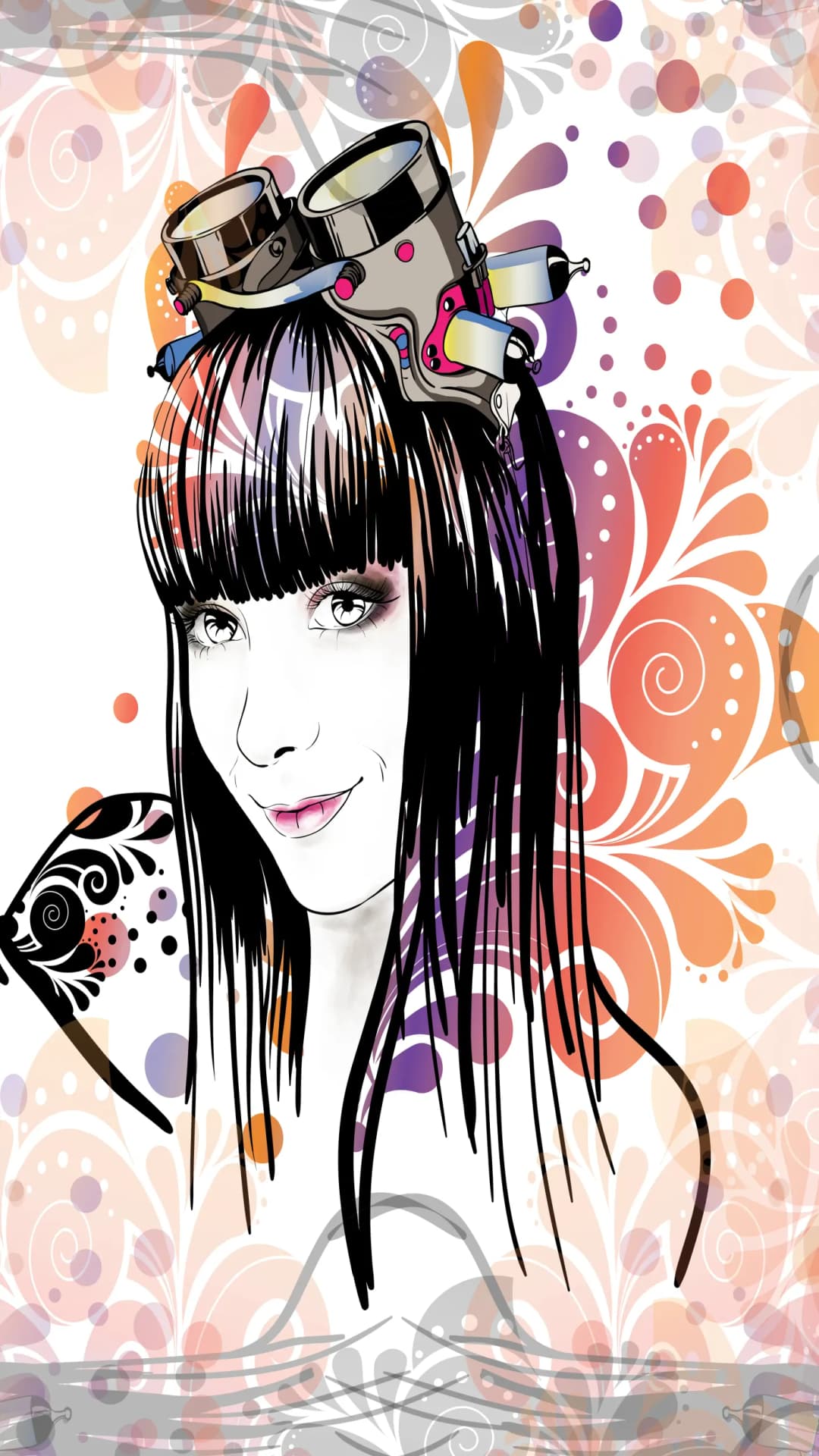 Steampunk Girl Art
