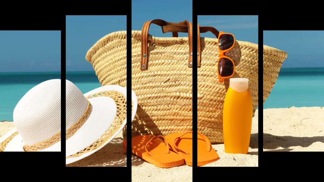 Summer Beach Accessories – 5 Panels Hierarchy