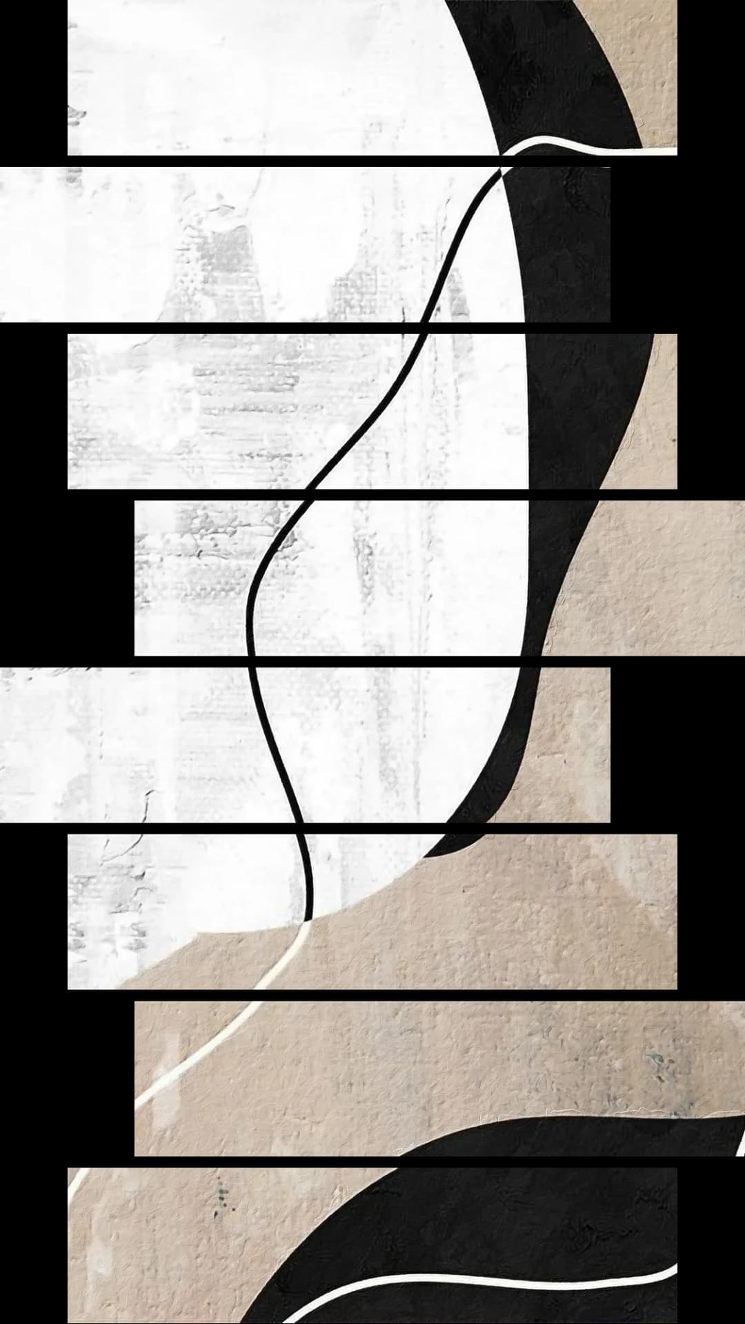Textured Fluid Shapes – 8 Panels Hierarchy