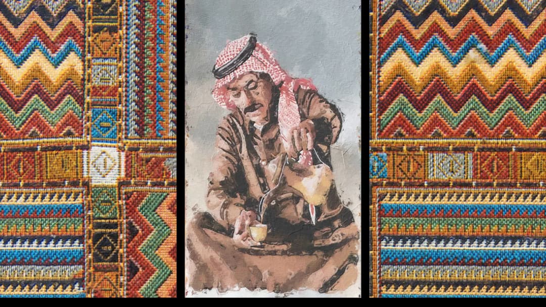 Traditional Coffee Sadu – 3 Panels