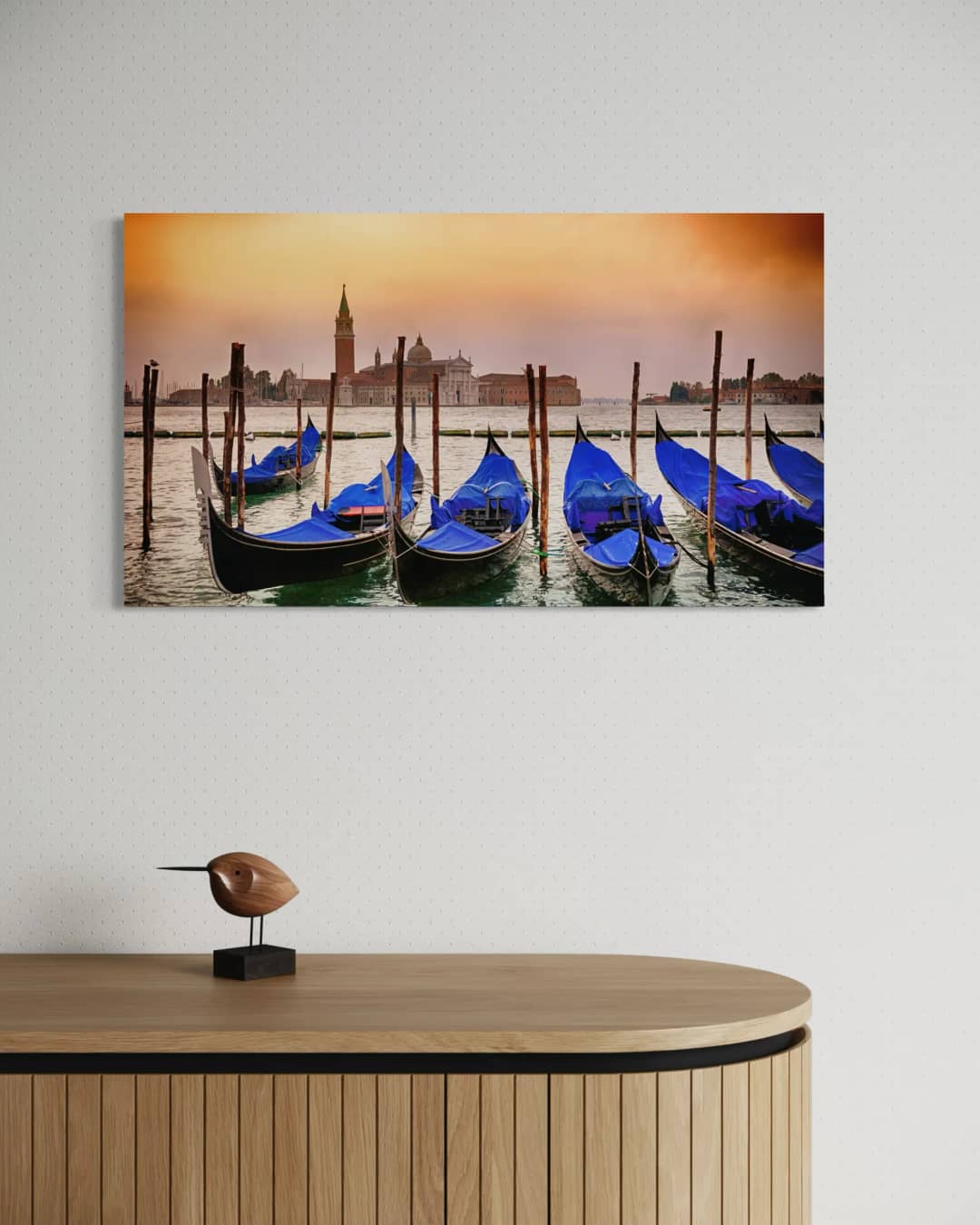 Venice Gondolas Sunset