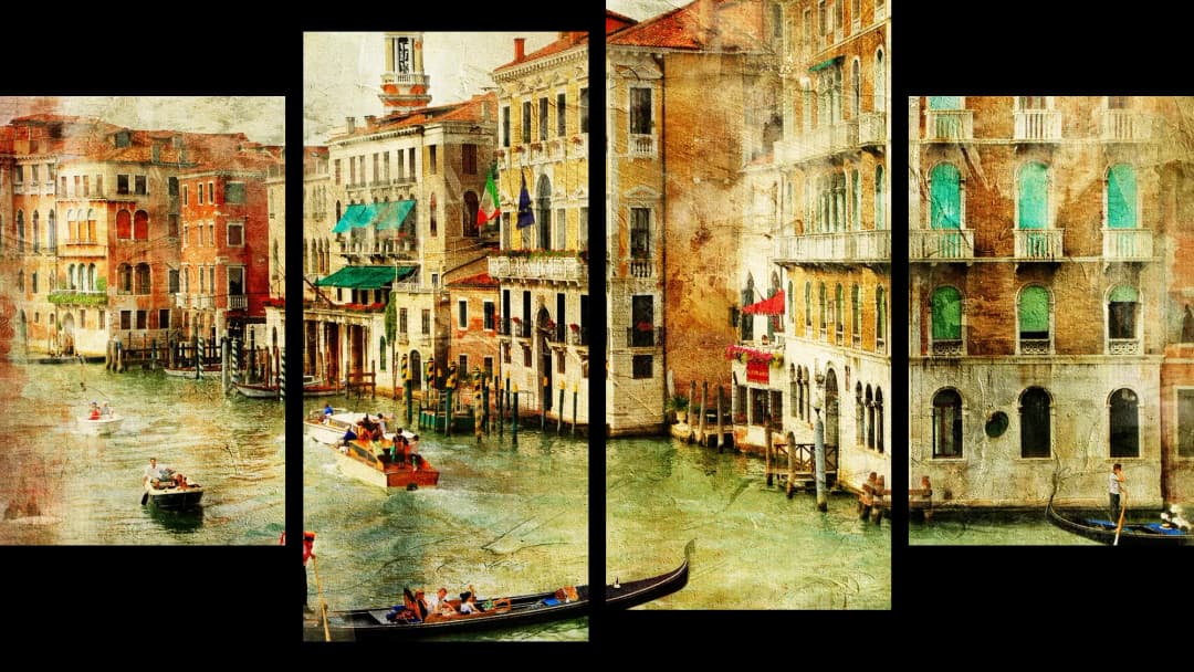 Venice Grand Canal – 4 Panels