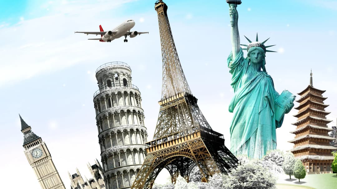 World Landmarks Collage