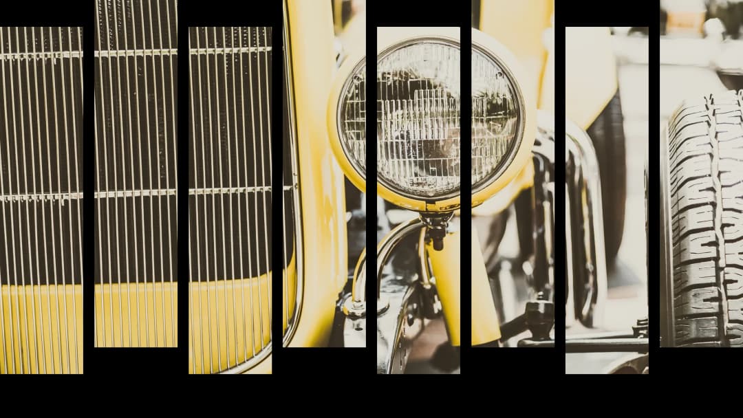 Yellow Car Detail – 8 Panels Up & Down